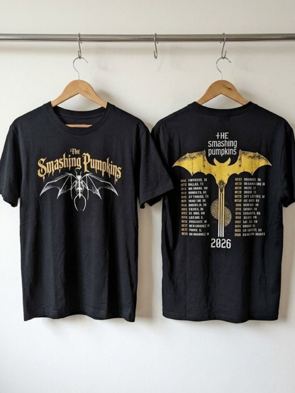 The Smashing Pumpkins The Rest In A Cage Tour 2026 T-Shirt Reprint